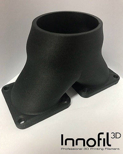 FFF用Innofil3D PET碳纖維增強長絲制成的歧管 FFF用Innofil3D PET碳纖維增強長絲制成的歧管