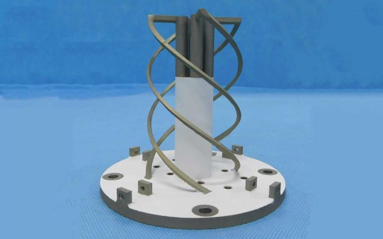 3D打印螺旋天線的渲染 3D打印螺旋天線的渲染